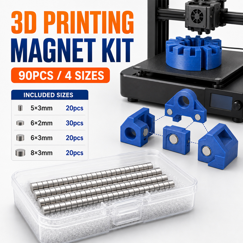 Zestaw 90 sztuk magnesów do dr – 3D Printing Bambu Lab recenzja i cena