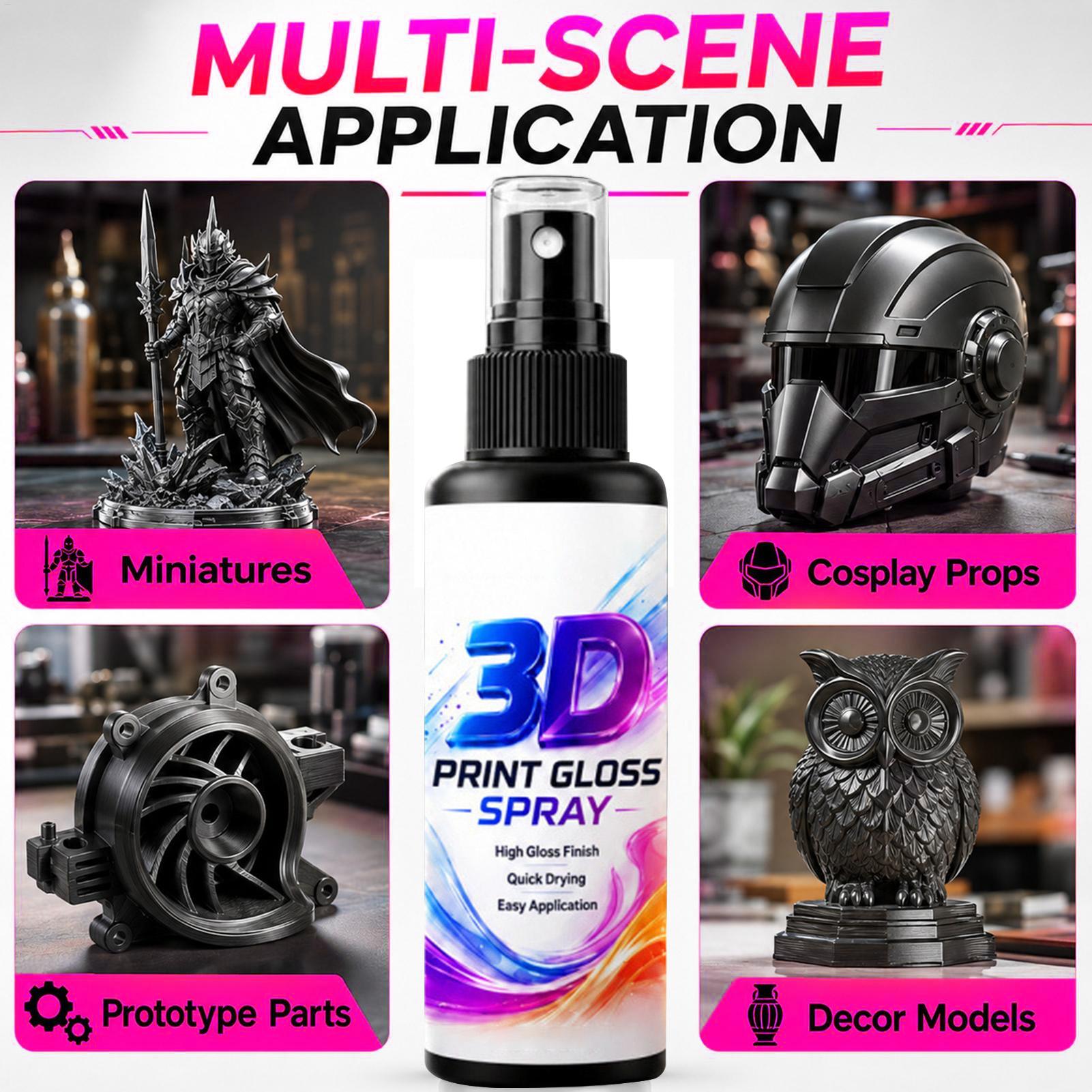 Spray do nadania błyszczącego  – 3D Printing Bambu Lab recenzja i cena