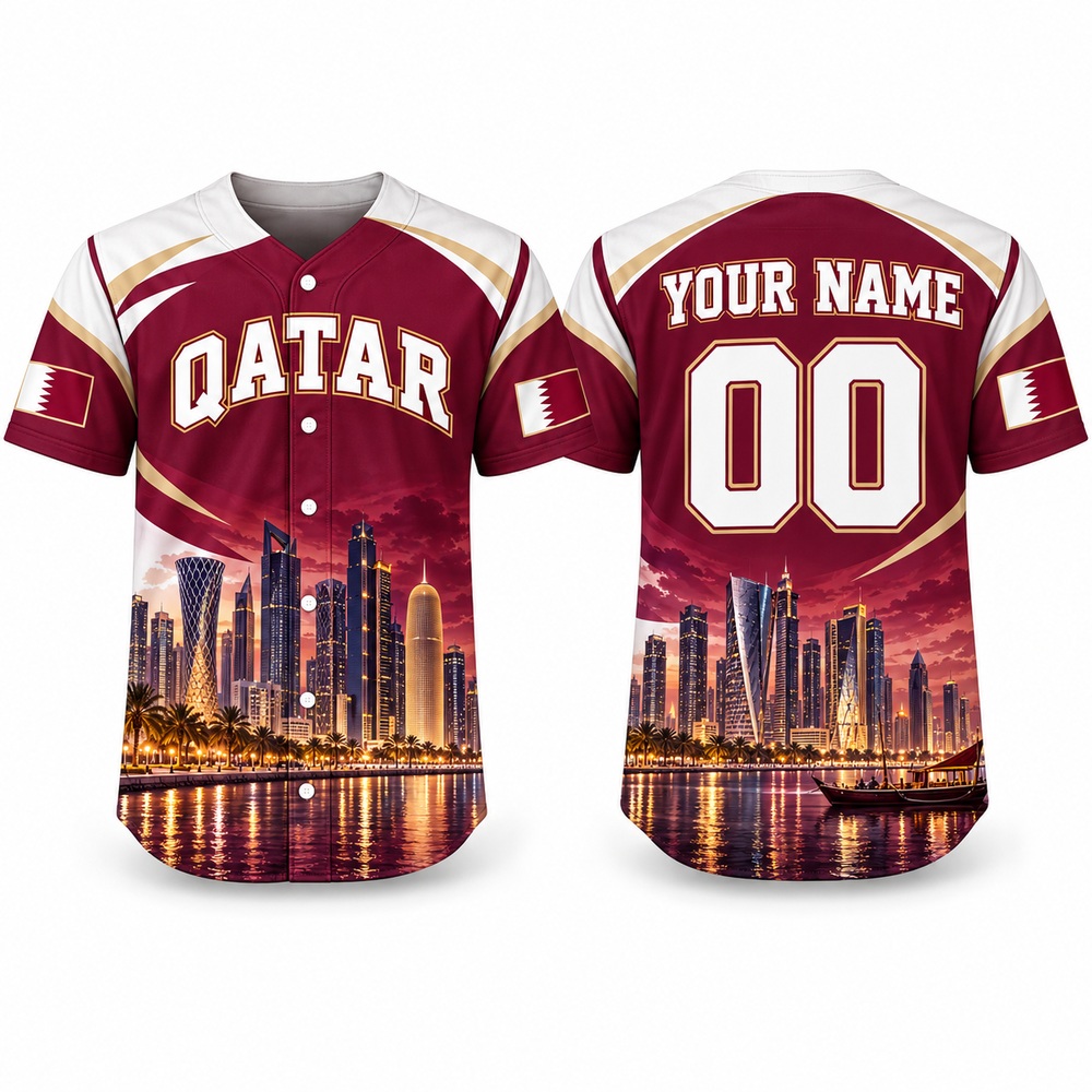 Koszulka baseballowa z nadruki – 3D Printing Qatar recenzja i cena