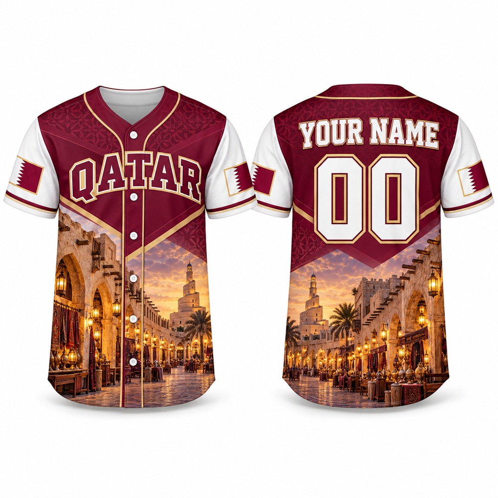 Koszulka baseballowa z nadruki – 3D Printing Qatar recenzja i cena